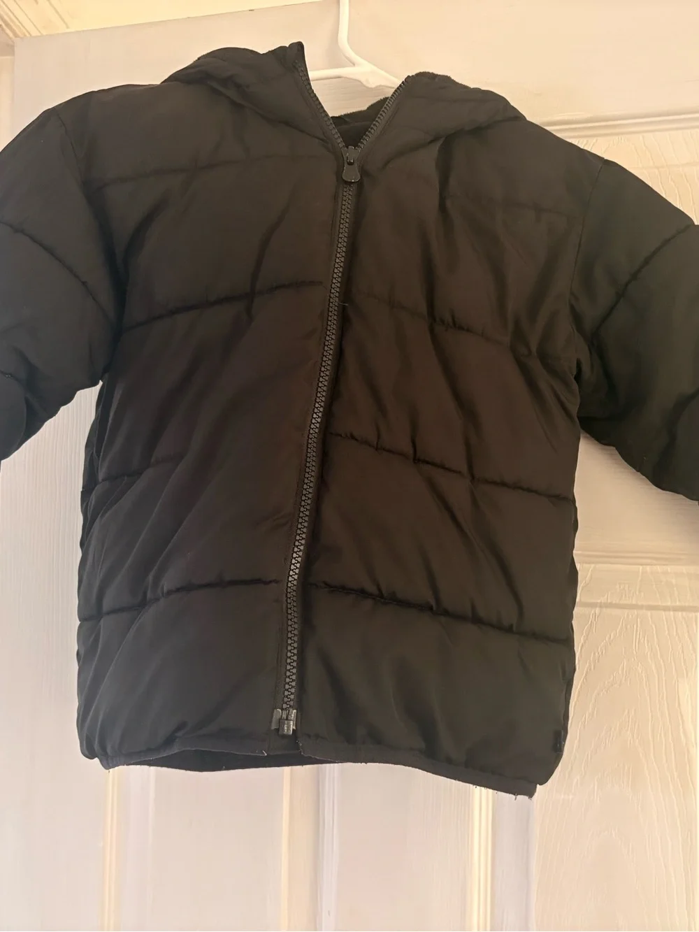 GAP Kids Black Hooded Puffer Jacket